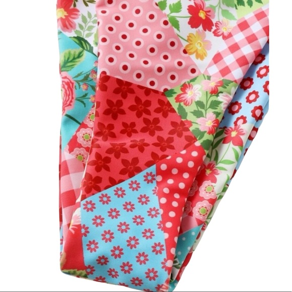 NEW! Sexy, Boho, Floral/ patch Bandeau Boho Bikini - Picture 7 of 8